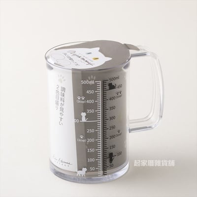 日本貝印KAI－貓咪計量杯（500ml）2
