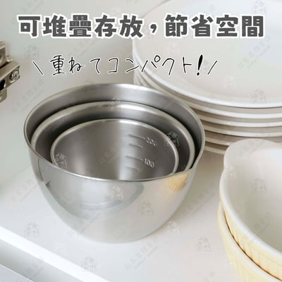 日本下村－18-8不鏽鋼料理計量碗5