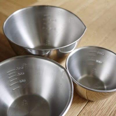 日本下村－18-8不鏽鋼料理計量碗9