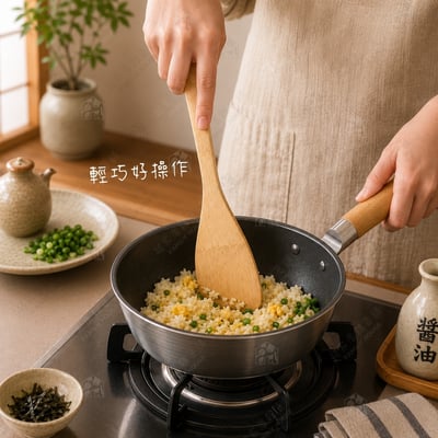 日本貝印KAI－竹製鍋鏟3