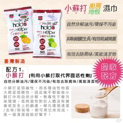 生活大師－hold 好擦 獨家配方小蘇打廚房濕巾4