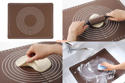 日本吉川Yoshikawa－矽膠揉麵墊（50x40cm）3