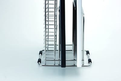 日本asvel－304不鏽鋼砧板刀具架（6格）2