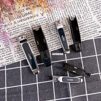 日本貝印KAI－type002 黑色經典不鏽鋼指甲刀（S彎口／M彎口）4