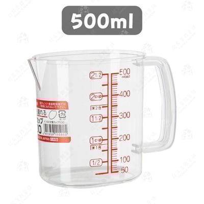 日本NAKAYA－透明刻度量杯（200ml／500ml）11