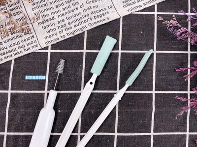 日本Mameita－保溫瓶蓋清潔刷具3入組（細孔刷）5