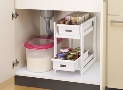 日本Pearl－雙層抽屜式置物架8