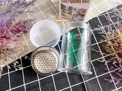 日本cakeland－計量洞洞粉罐（附蓋）250ml5