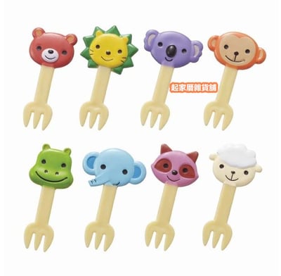 日本TORUNE m'sa－動物造型食物裝飾固定叉3
