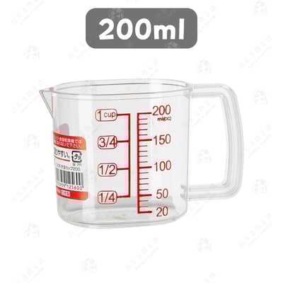 日本NAKAYA－透明刻度量杯（200ml／500ml）10