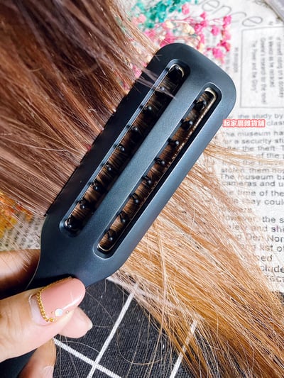 日本貝印KAI－吹直髮夾梳3