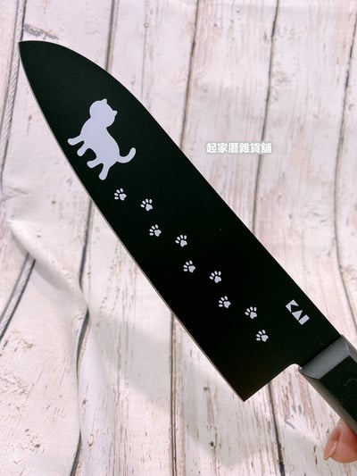日本貝印KAI－貓咪三德刀（16.5cm）8