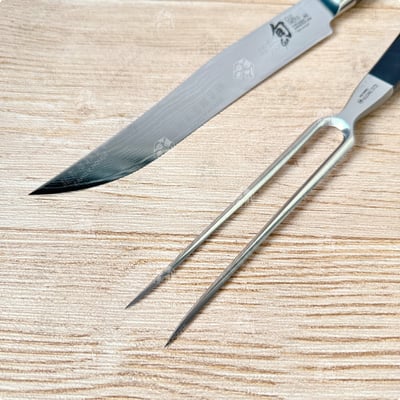 日本貝印KAI－旬Shun 鐵板燒刀叉組6