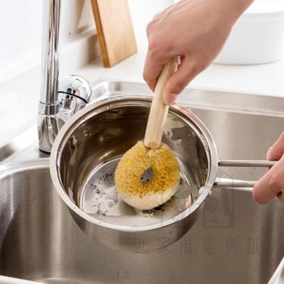 日本seiwa-pro－天然椰棕鍋刷5