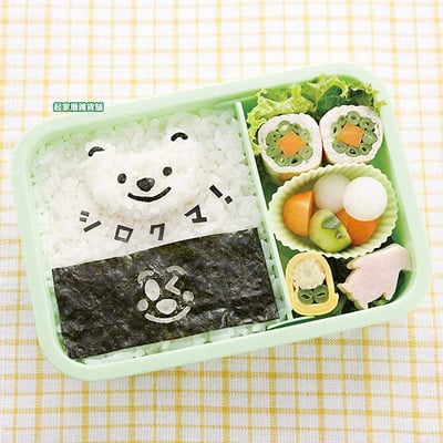 日本貝印KAI－海苔表情壓模（眨眼微笑款）3