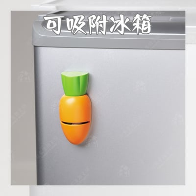 日本貝印KAI－紅蘿蔔造型陶瓷磨刀器6