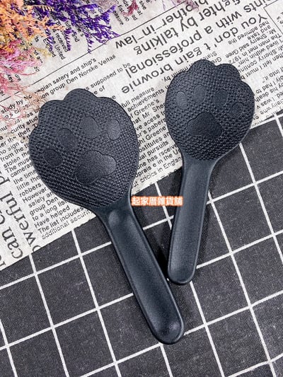 日本貝印KAI－貓咪掌印飯匙2