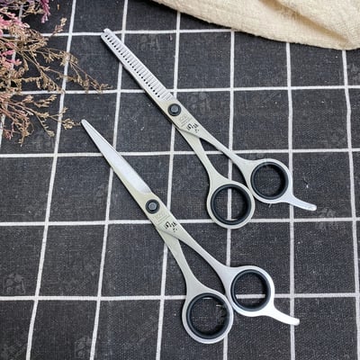 日本貝印KAI－關孫六一體成形不鏽鋼理髮剪／打薄剪3