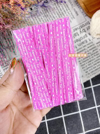 棒棒糖包裝袋（6.5x9cm）＋英文字母封口扎絲11