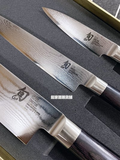 日本貝印 旬 Shun－龍紋主廚刀禮盒組（3件組）5