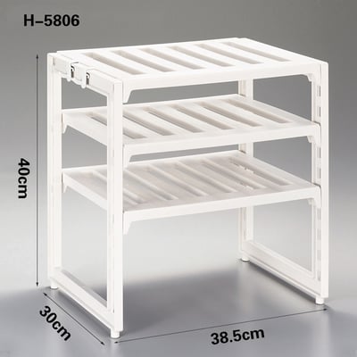 日本Pearl－三層鍋具收納架2