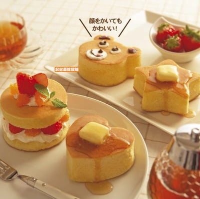 日本cakeland－不鏽鋼深型厚鬆餅模4