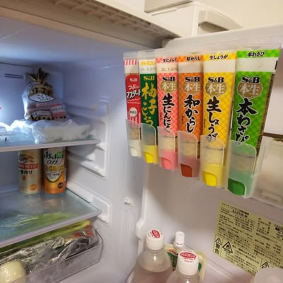 日本inomata－冰箱門邊調味品管架（3入）10