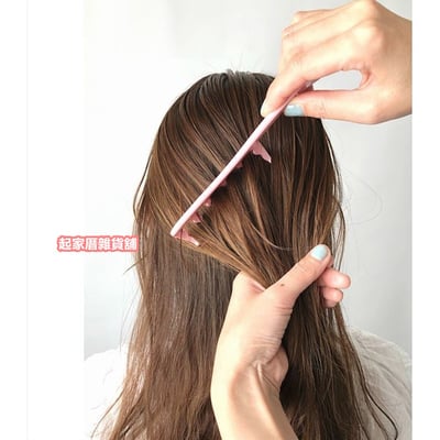 日本貝印KAI－蓬鬆手抓感波浪梳4