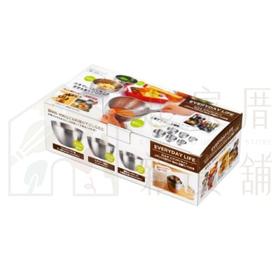 日本KAKUSEE－不鏽鋼料理碗6入8