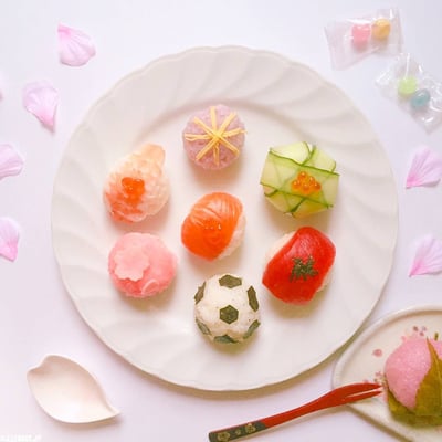 日本貝印KAI－三連圓球飯糰模型5