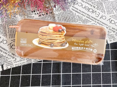 晶瓚－簡約輕食原木長方形木盤（大／中／小）11