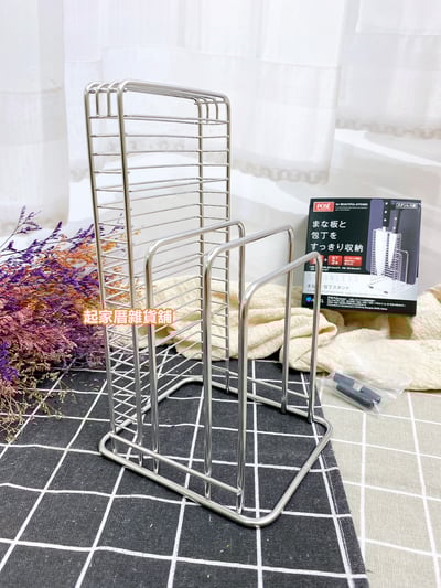 日本asvel－304不鏽鋼砧板刀具架（6格）10