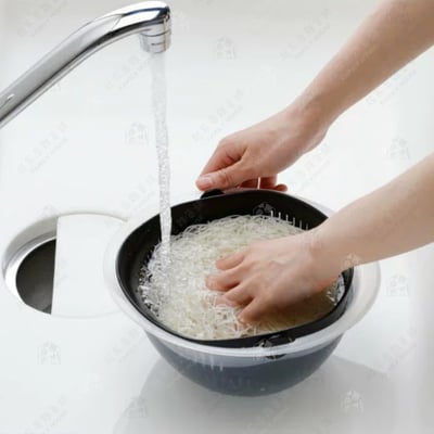 日本貝印KAI－貓咪可180度旋轉瀝水籃8