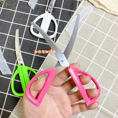 日本貝印KAI－可拆式曲線廚房剪刀附蓋11