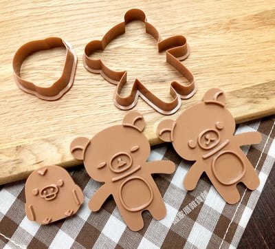 日本貝印KAI－拉拉熊餅乾模全系列3