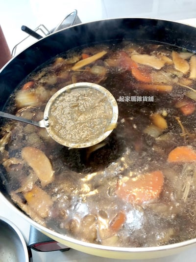 日本貝印KAI－木柄極細濾網10