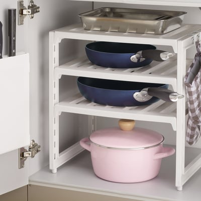 日本Pearl－三層鍋具收納架1