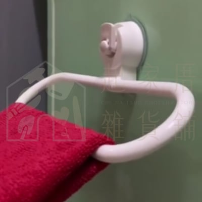 日本PONYKASEI－壓扣吸盤式毛巾掛架8