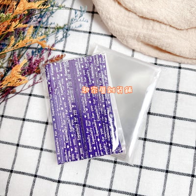 棒棒糖包裝袋（6.5x9cm）＋英文字母封口扎絲2