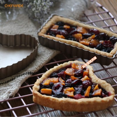 學廚Chefmade－香檳金活底迷你心型派盤（10cm）8