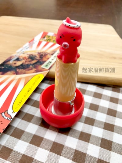 日本貝印KAI－章魚塗油刷附底座8