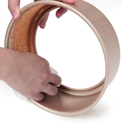 學廚Chefmade－香檳金活底圓形蛋糕模（6吋／8吋）7