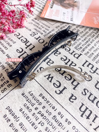 日本LUCKY－超美蝴蝶結雙口髮夾4