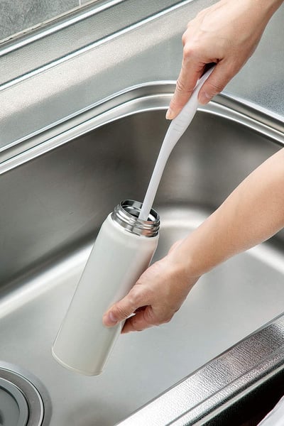 日本Mameita－窄口加長洗瓶刷3