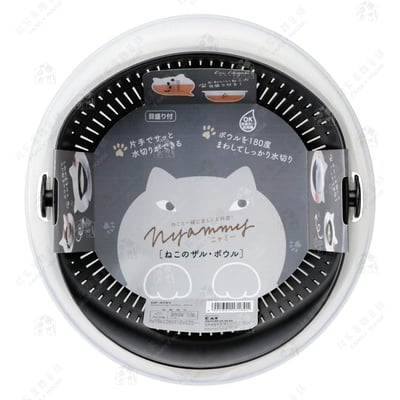 日本貝印KAI－貓咪可180度旋轉瀝水籃9