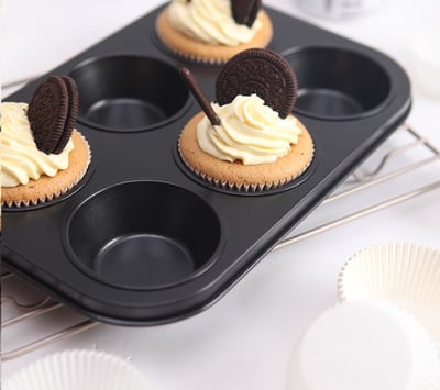 學廚Chefmade－不沾6連馬芬蛋糕模5