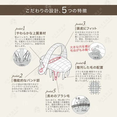 日本VeSS－美髮按摩洗頭刷3