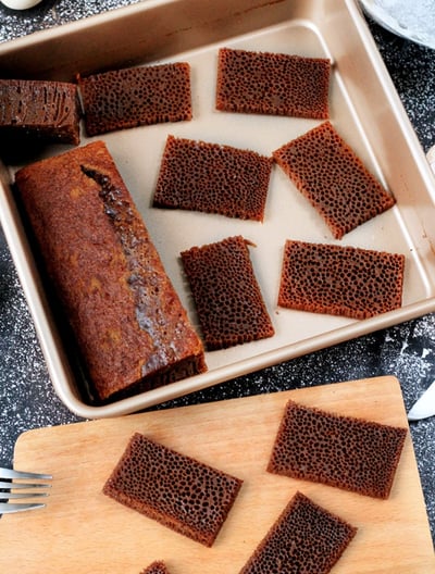 學廚Chefmade－香檳金不沾四方烤盤（9吋）4