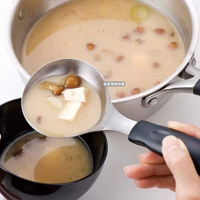 日本貝印KAI－18-8不鏽鋼短柄湯杓2