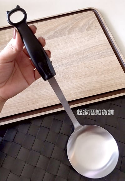 日本貝印KAI－貓咪圓湯杓5